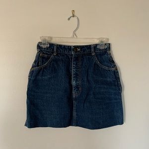 Vintage Anne Klein Denim Mini Skirt